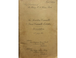 Sale Particulars of The Stourton Caundle & Purse Caundle Estates. Freehold & Sporting Agricultural Estate known as "The Caundles"  By Direction of Sir Henry H.A. Hoare 10 July 1911.