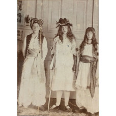 PHOTOGRAPH of Philip, Sylvia and Mabel Cavan, in fancy dress,
