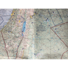 Aeronautical Map Egypt, Iraq, Israel, Jordan, Saudi Arabia. ONC H-5