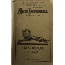 New Imperial Motor Cycles Handbook for 1932-6.