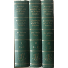 Genealogies of Old South African Families Geslagsregisters van die Ou Kaapse Families. Augmented  and Rewritten by C. Pama. 3 vols.