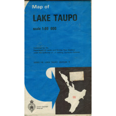 Map of Lake Taupo. NZMS 116