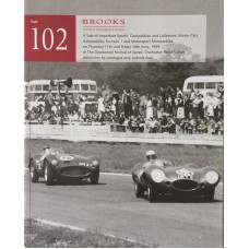 Sale 102 of Important Sports, Competition and Collectors' Motor Cars, Automobilia, Formula 1  and Motorsport Memorabilia. 17 & 18 June 1999.