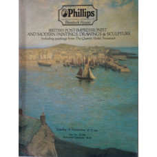 British Post-Impressionist and  Modern Paintings, Drawings and Sculpture. Including Paintings from The Queen's Hotel, Penzance.13 November 1984.