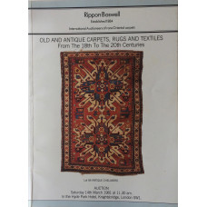 Rare and Antique Oriental Carpets, Flat-Weaves and Textiles. 14 March 1981.
