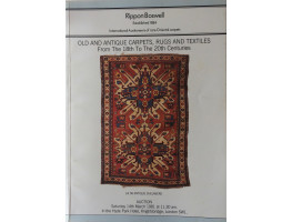Rare and Antique Oriental Carpets, Flat-Weaves and Textiles. 14 March 1981.