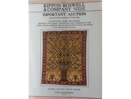 An Exceptional Rare and Unique Persian, Caucasian, Anatolian, East Turkestan and Tribal Rugs, Carpets and Flat-Weaves in Silk and Wool of the 19th and 20th Centuries. 31 May 1987.
