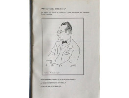 'Affected by Atrocity' The Impact and Motives of Varian Fry, Charles Fawcett and the Emergency Rescue Committee. Dissertation for MA In Holocaust Studies.