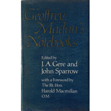 Geoffrey Madan's Notebooks. (Edited by J.A. Gere and John Sparrow)