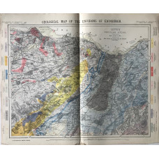 Geological Map of the Environs of Edinburgh (scale 3/4 inches to the mile)