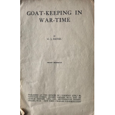 Goat-Keeping in War-Time.