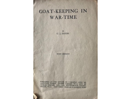 Goat-Keeping in War-Time.