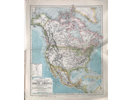 Statistical  Map of North America (340 miles to the inch)