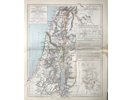 Historical & Physical Map of Ancient Palestine (12 miles to the inch)