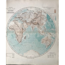 World. Western Hemisphere, and, Eastern Hemisphere, on two sheets.