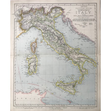 Statistical Map of Italy (53 miles to the inch)