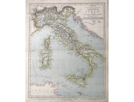 Statistical Map of Italy (53 miles to the inch)