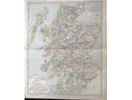 Railway & Statistical Map of Scotland. (scale 16 miles to an inch)