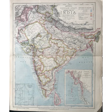 General Map of India (scale 135 miles to an inch)