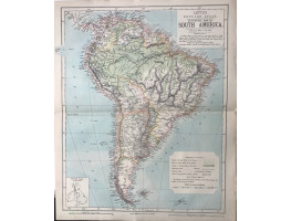 Statistical Map of South America (scale 340 miles to an inch)
