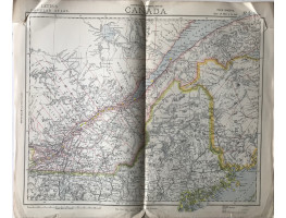 Statistical and General Map of Canada, on four sheets, (28 miles to the inch)