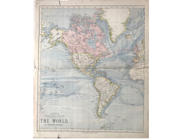 The World on Mercator's Projection. The Americas sheet.