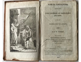 Fables Amusantes, Suvies D'Une Table Generale et Particuliere des Mots et de Leur Signification En Anglois. Revue et Corrigee par C. Gros.