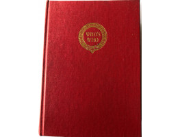 Who's Who 1984 An Annual Biographical Dictionary. Edition 91/92.