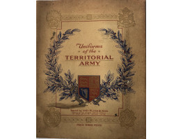 Uniforms of the Territorial Army. Set of cigarette cards in album