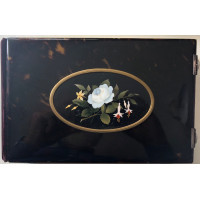 A Fine Italian tortoiseshell passepartout carte-de-visite Photograph Album.