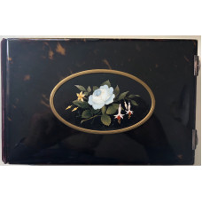 A Fine Italian tortoiseshell passepartout carte-de-visite Photograph Album.