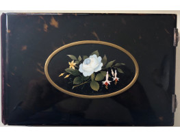 A Fine Italian tortoiseshell passepartout carte-de-visite Photograph Album.