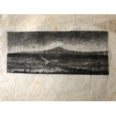 Bombardement et incendie de Paris. Vu de la Terrasse de St Germain en Laye (26 Mai 1871).