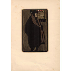 Sir Henry Irving as Louis XI. Full-Length by window.