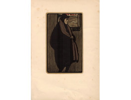 Sir Henry Irving as Louis XI. Full-Length by window.