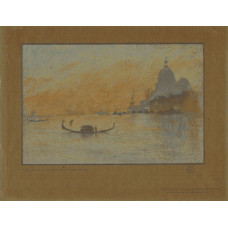 'The Salute" Venice, after a Pastel by James McNeil Whistler [1843-1903].