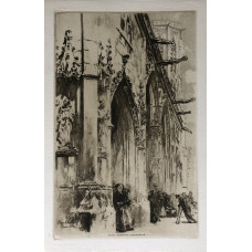 St Germain L'Auxerrois. Exterior of church in Paris.