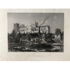 Ripon Minster, engraved by John Godfrey. Ripon Minster, engraved by John Godfrey.