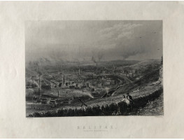 Halifax from the Beacon Hill after H. Warren engraved by J. Stephenson.