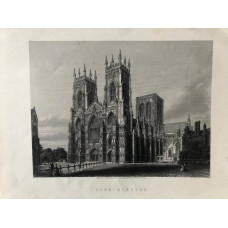 York Minister after a photograph by William Monkhouse engraved by John Godfrey.