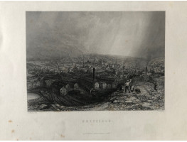 Sheffield, after Henry Warren engraved by H. Warren by J.B. Allan.