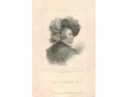 Engraved Portrait of Cosway Head and Shoulders, by W.C. Edwards.