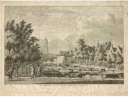 'De Voorstead Buiten de Waardpoort te Utrecht' by K.F. Bendorp.