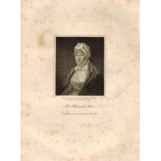 Engraved Portrait of More, Three Quarter Length, to l., seated in cap and shawl, after E. Bird by W.T. Bird Engraved Portrait of More, Three Quarter Length, to l., seated in cap and shawl, after E. Bird by W.T. Bird