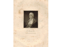 Engraved Portrait of More, Three Quarter Length, to l., seated in cap and shawl, after E. Bird by  W.T. Bird