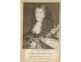 Engraved Portrait of Monmouth, Half Length, in Garter collar, after Lely by Van Den Bergh