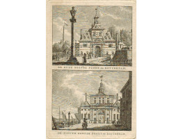 'De Oude Hoofds Poort Te Rotterdam' ''De Nieuwe Hoofds Poort Te Rotterdam' by K.F. Bendorp.