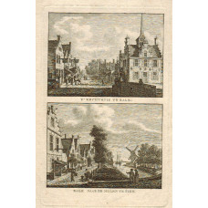 'T'Rechthuis Te Balk' 'Balk Naar de Molen Te Zien' by K.F. Bendorp.