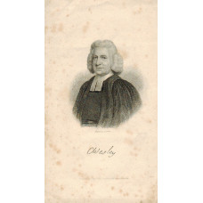 Engraved Portrait of Wesley, Half Length, after John Russell by Stodhart.
