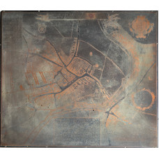 'A Plan of the Town of Blandford, with the adjacent villages of Briantstone & Blandford St Mary describing the damages in each place by the dreadful fire which happened there the 4th of June 1731.'